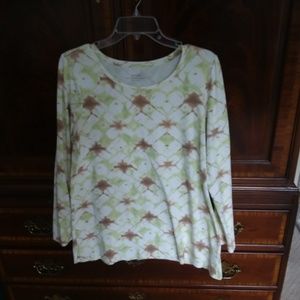 J Jill long sleeve tee.EUC